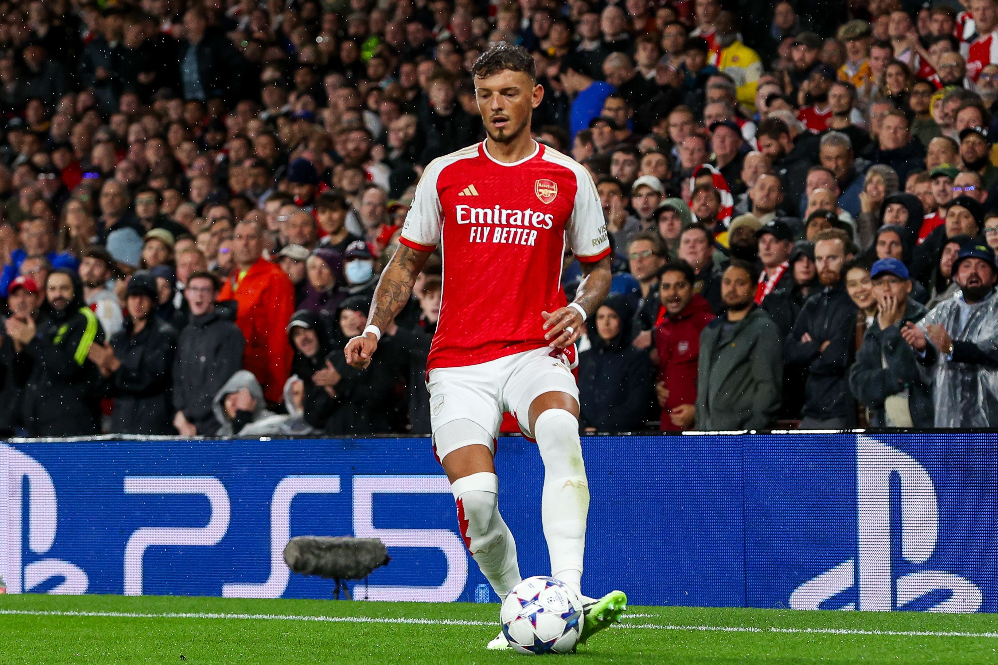 记者:本-怀特、诺尔高今日回归阿森纳训练,萨卡、萨利巴缺席